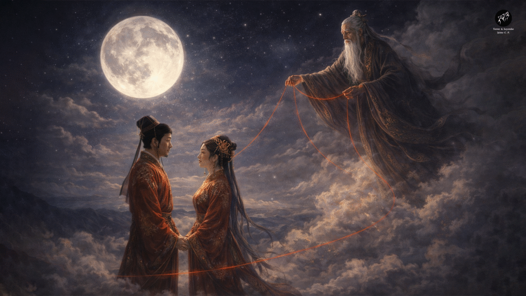 La leyenda del anciano de la luna y el Hilo Rojo del Destino