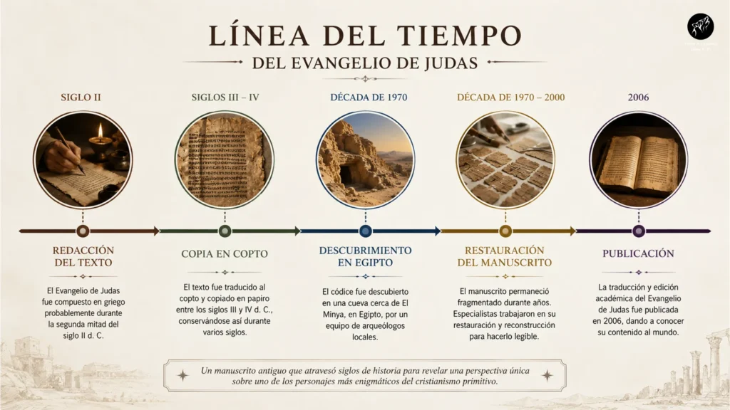 Cronología histórica del Evangelio de Judas.